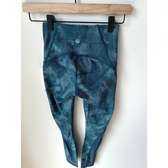 Lululemon Train Times Pant 25" Green Full-On Luxtreme Size 2 - Picture 5 of 11